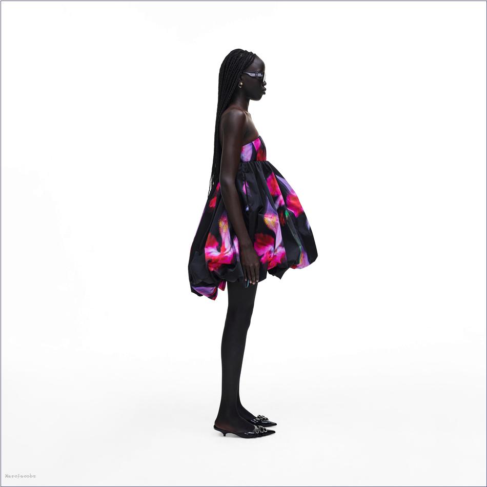  Marc Jacobs BLACK MULTI MARCDOWN/View All Marcdown/Future Floral Bubble Dress