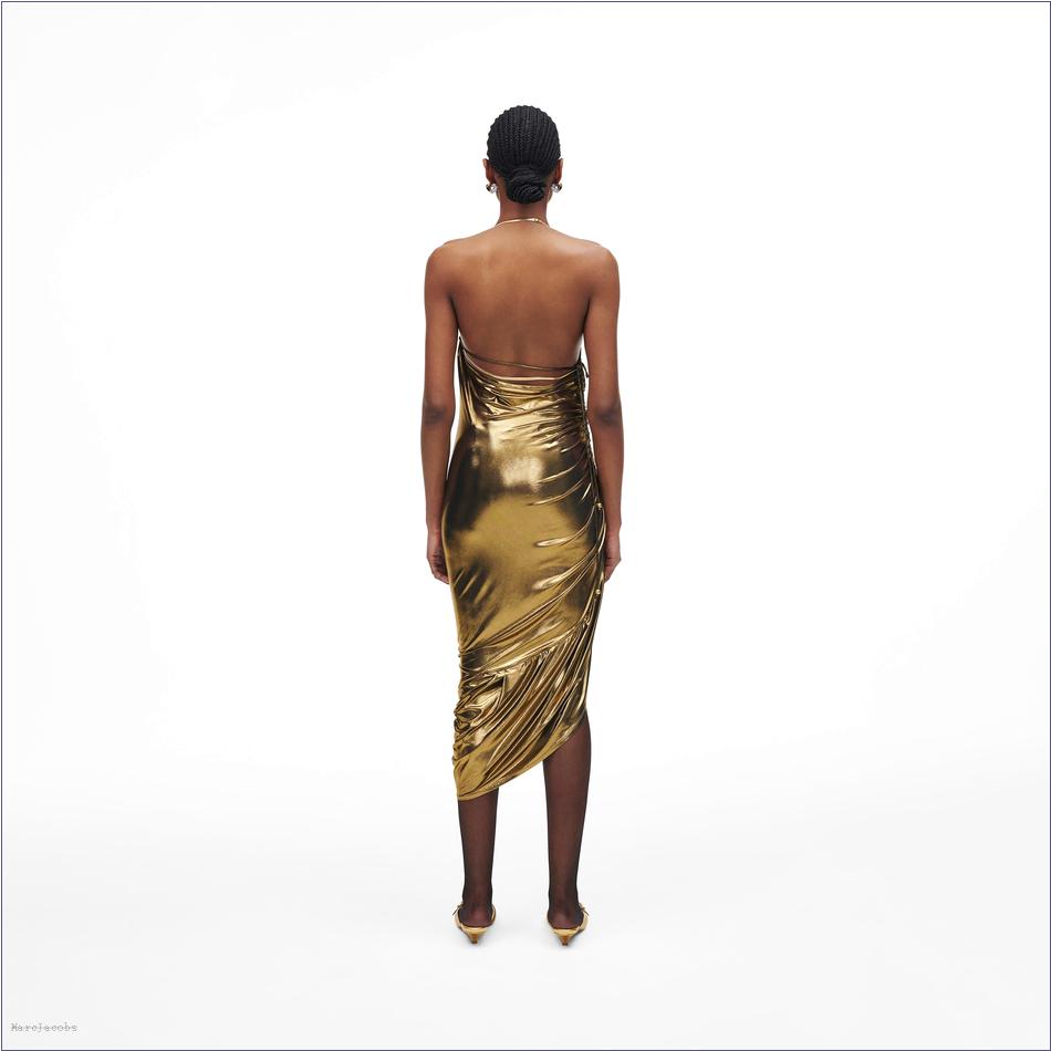  Marc Jacobs GOLD MARCDOWN/View All Marcdown/Fluid Draped Dress