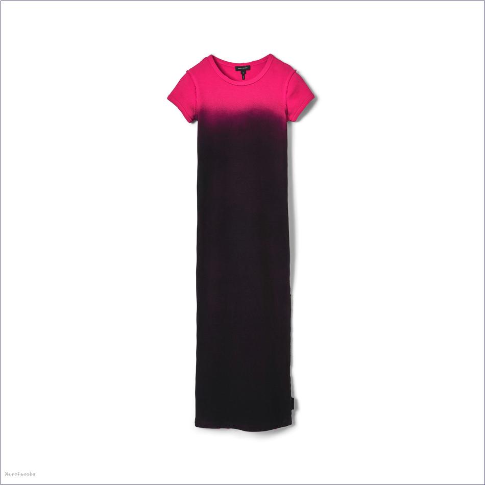  Marc Jacobs BLACK/HOT PINK MARCDOWN/View All Marcdown/Ombré Spray Shrunken Tee Dress