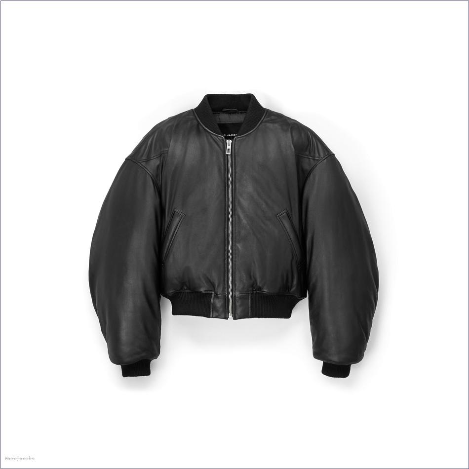  Marc Jacobs BLACK Ready To Wear/View All Ready To Wear/Puffy Leather Bomber