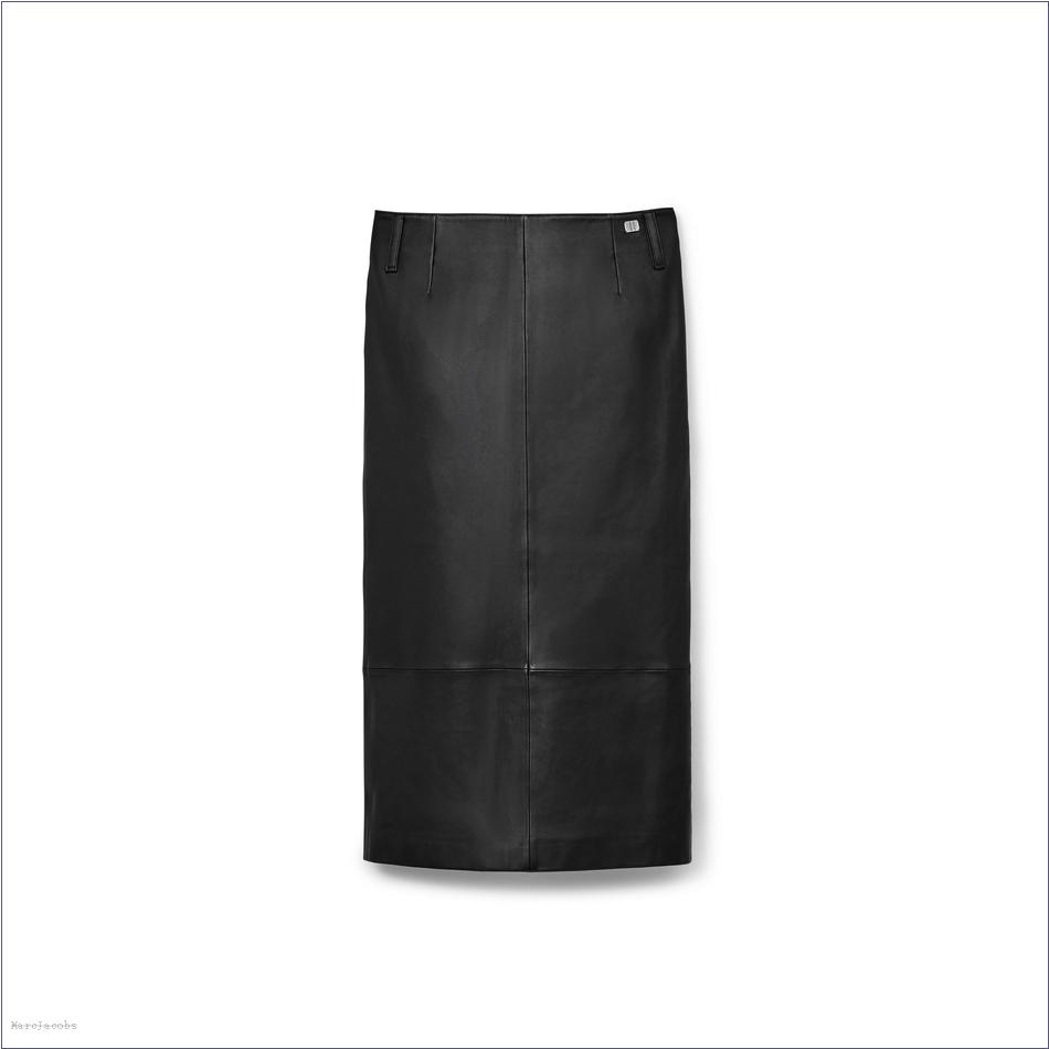  Marc Jacobs BLACK Ready To Wear/View All Ready To Wear/Leather Slim Skirt