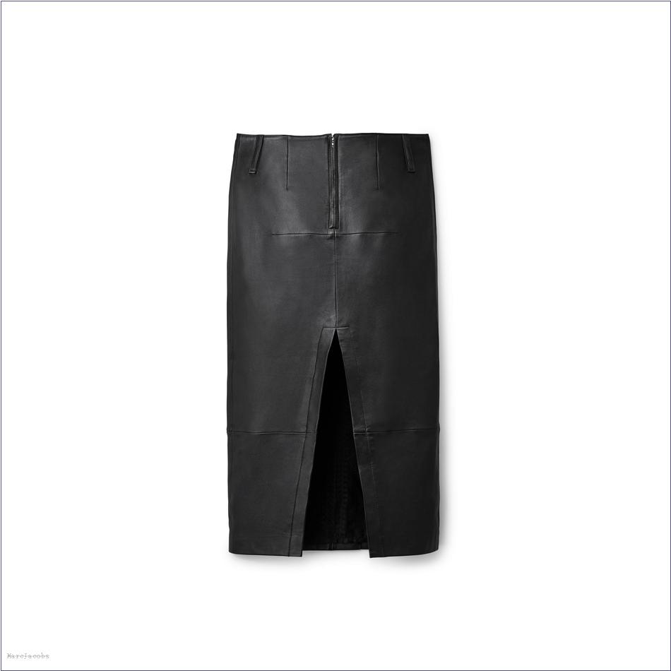  Marc Jacobs BLACK Ready To Wear/View All Ready To Wear/Leather Slim Skirt