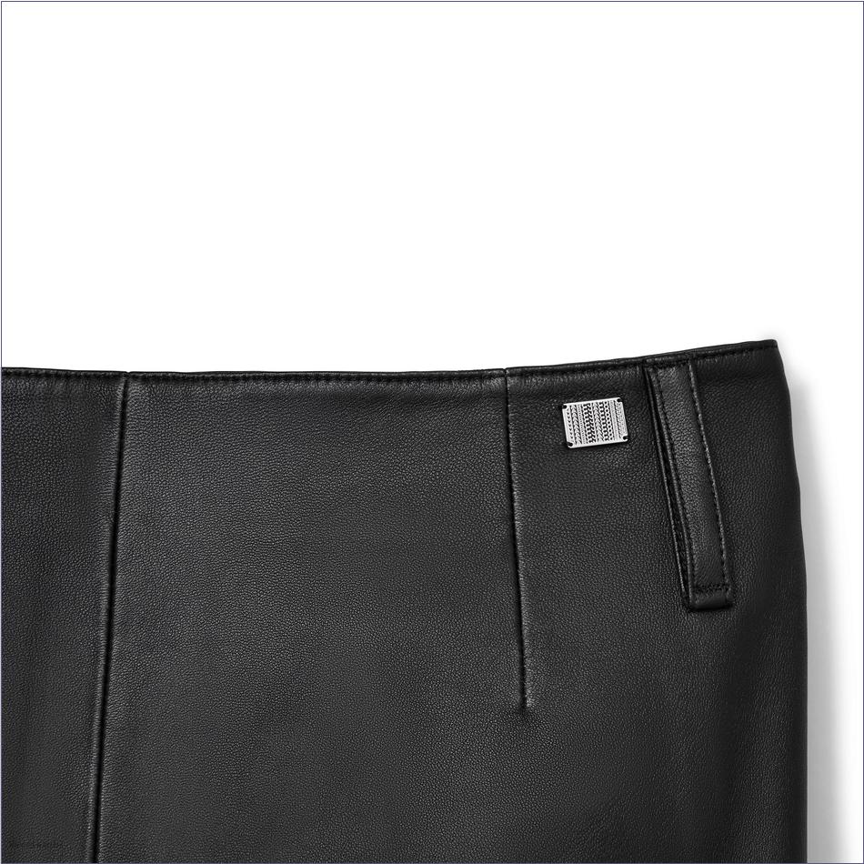  Marc Jacobs BLACK Ready To Wear/View All Ready To Wear/Leather Slim Skirt