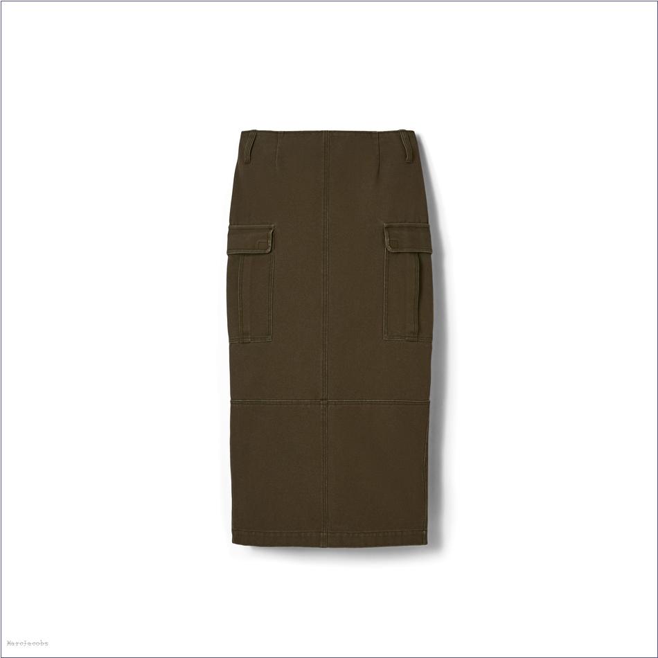  Marc Jacobs KELP MARCDOWN/View All Marcdown/Cargo Canvas Slim Skirt