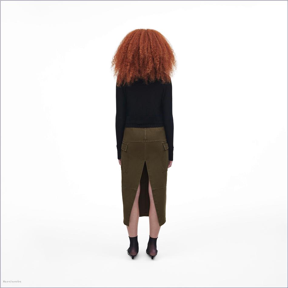  Marc Jacobs KELP MARCDOWN/View All Marcdown/Cargo Canvas Slim Skirt