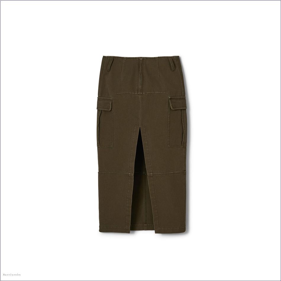  Marc Jacobs KELP MARCDOWN/View All Marcdown/Cargo Canvas Slim Skirt