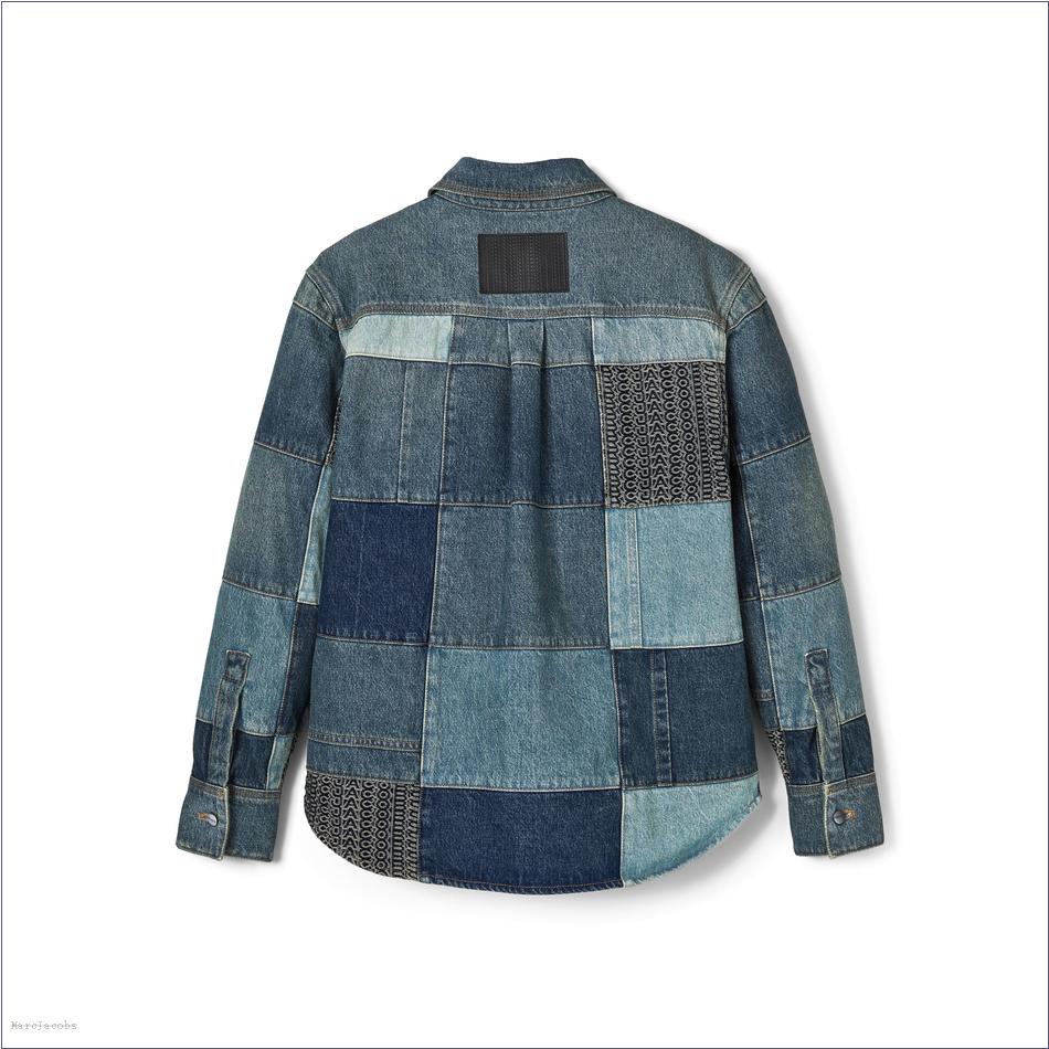  Marc Jacobs INDIGO MULTI MARCDOWN/View All Marcdown/Patchwork Denim Shirt