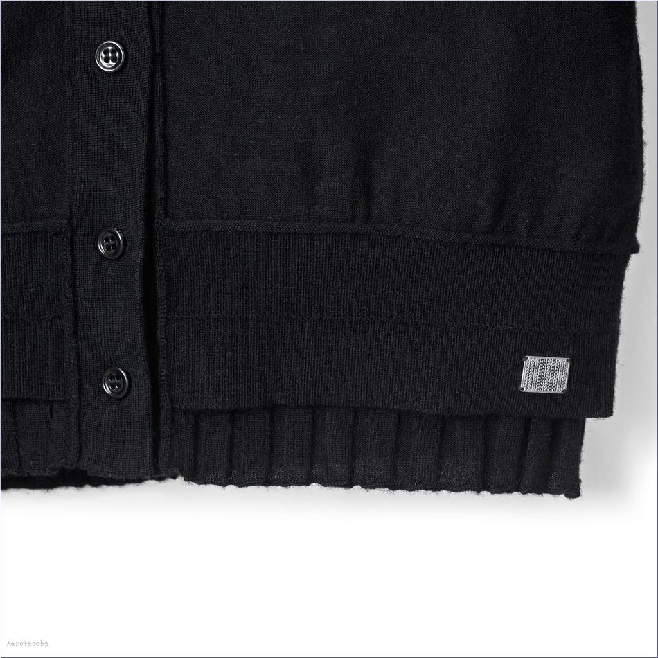  Marc Jacobs BLACK MARCDOWN/View All Marcdown/Fine Ribbed Merino Cardigan