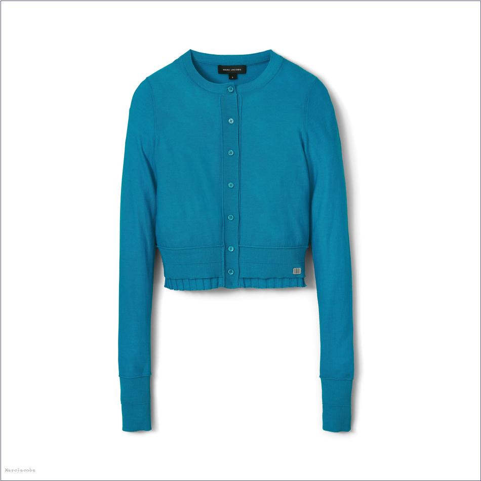  Marc Jacobs AQUA MARCDOWN/View All Marcdown/Fine Ribbed Merino Cardigan