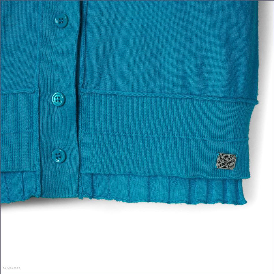  Marc Jacobs AQUA MARCDOWN/View All Marcdown/Fine Ribbed Merino Cardigan