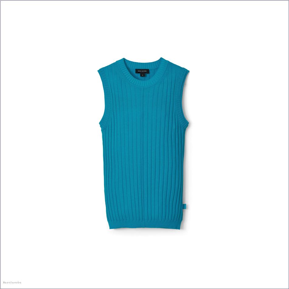  Marc Jacobs AQUA MARCDOWN/View All Marcdown/Fine Ribbed Merino Tank