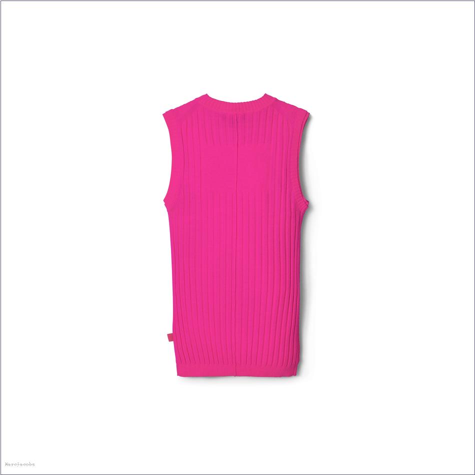  Marc Jacobs HOT PINK MARCDOWN/View All Marcdown/Fine Ribbed Merino Tank