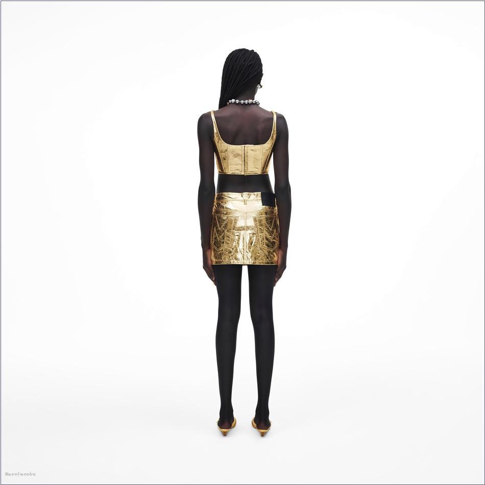  Marc Jacobs GOLD MARCDOWN/View All Marcdown/Leather Corset