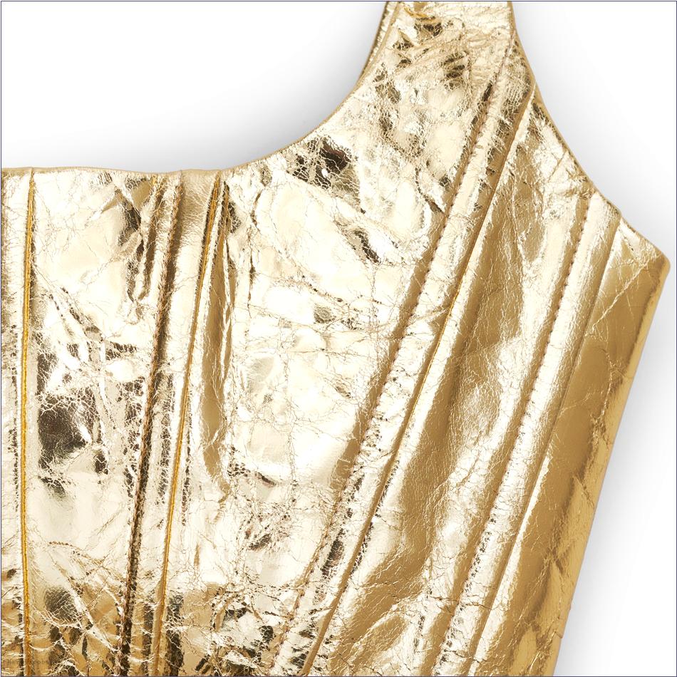  Marc Jacobs GOLD MARCDOWN/View All Marcdown/Leather Corset