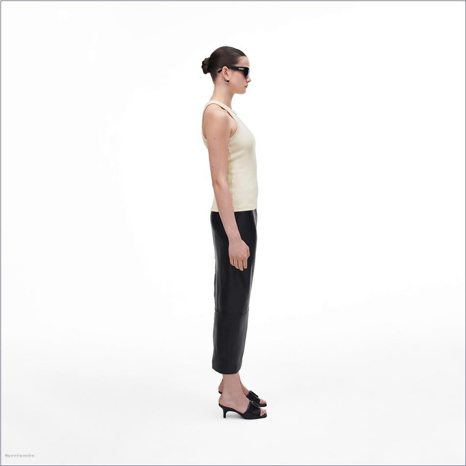  Marc Jacobs CREAM MARCDOWN/View All Marcdown/Grunge Rib Tank