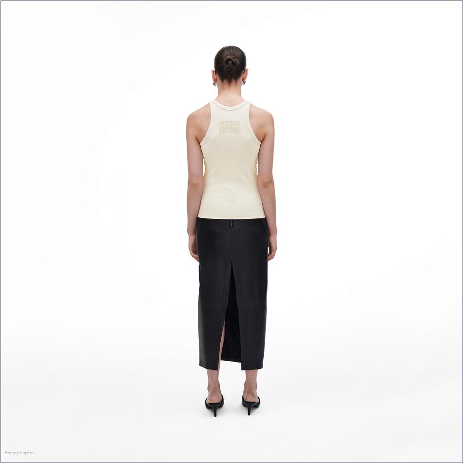  Marc Jacobs CREAM MARCDOWN/View All Marcdown/Grunge Rib Tank