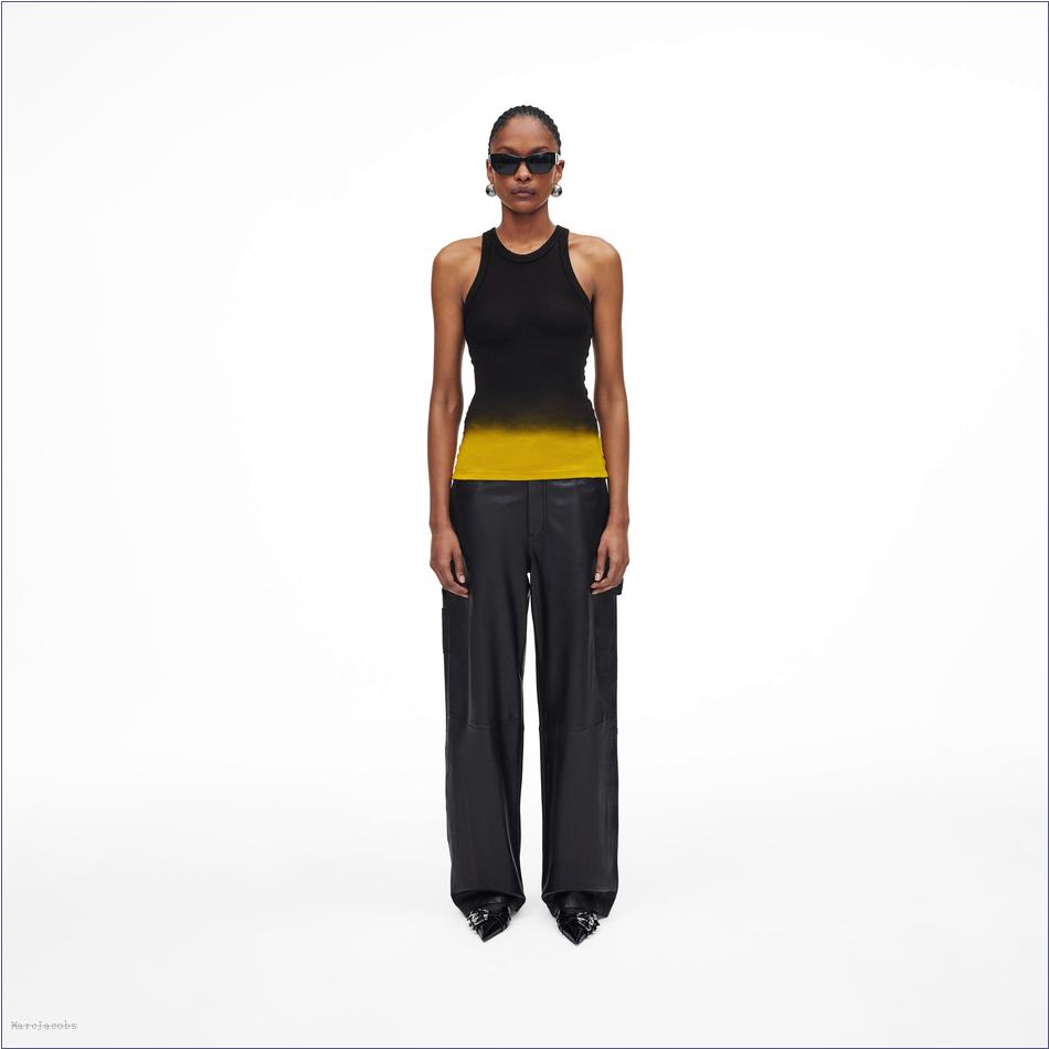  Marc Jacobs BLACK/CITRINE MARCDOWN/View All Marcdown/Ombré Spray Rib Tank