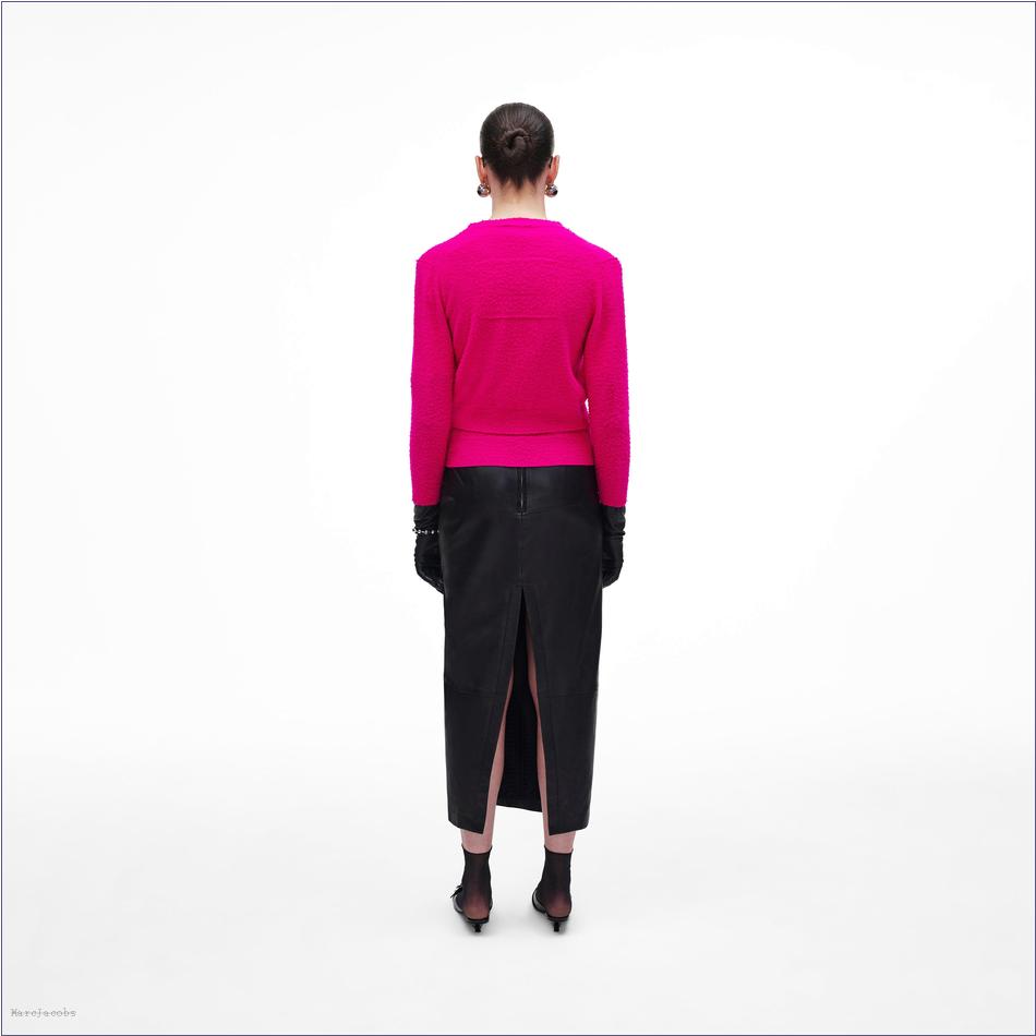  Marc Jacobs HOT PINK MARCDOWN/View All Marcdown/Pilled Hook and Eye Cardigan