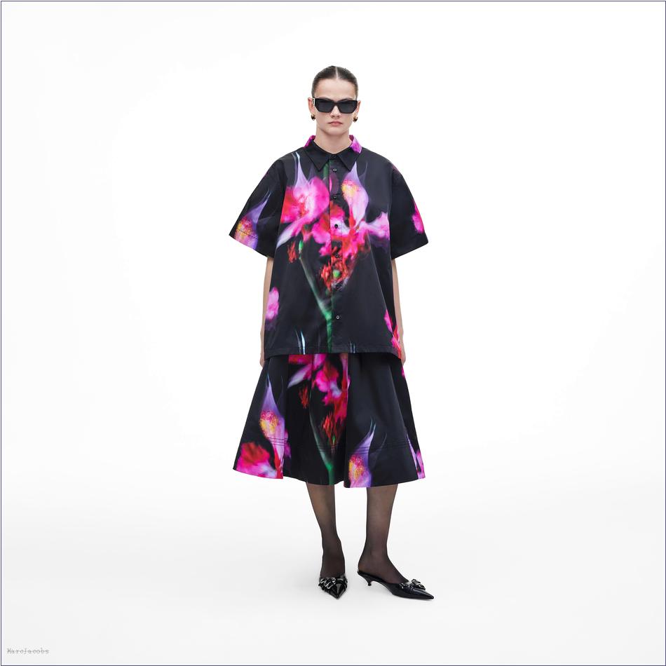  Marc Jacobs BLACK MULTI MARCDOWN/View All Marcdown/Future Floral Oversized Shirt