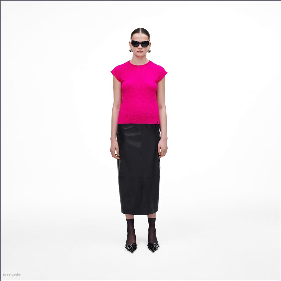  Marc Jacobs HOT PINK MARCDOWN/View All Marcdown/Pilled Cap Sleeve Vest