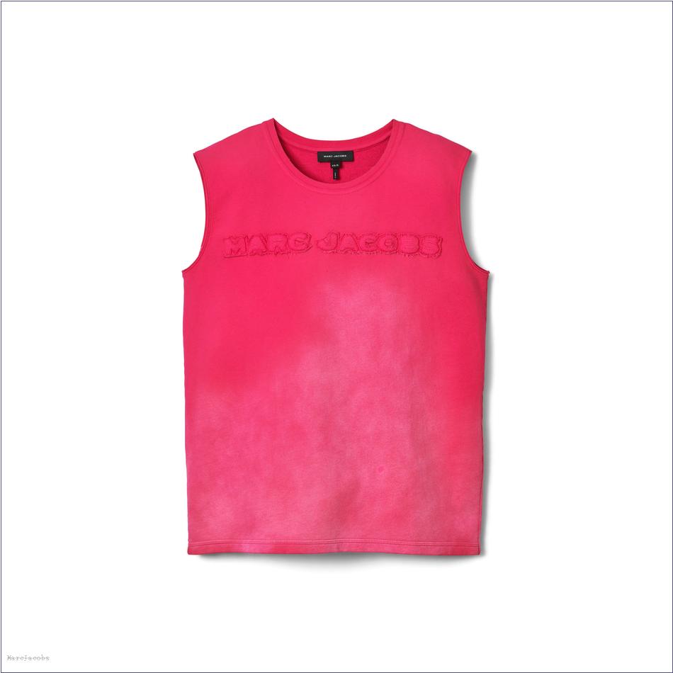  Marc Jacobs HOT PINK MARCDOWN/View All Marcdown/Grunge Spray Muscle Tee