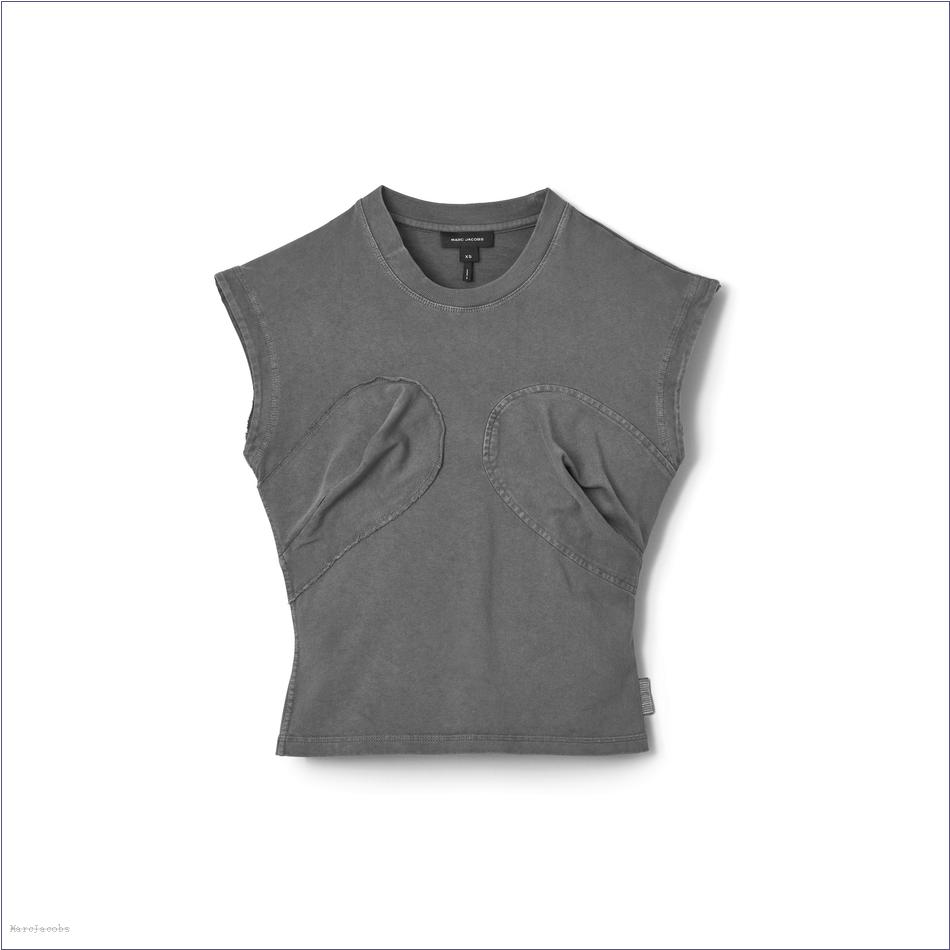  Marc Jacobs STEEL GREY MARCDOWN/View All Marcdown/Seamed Up Tee