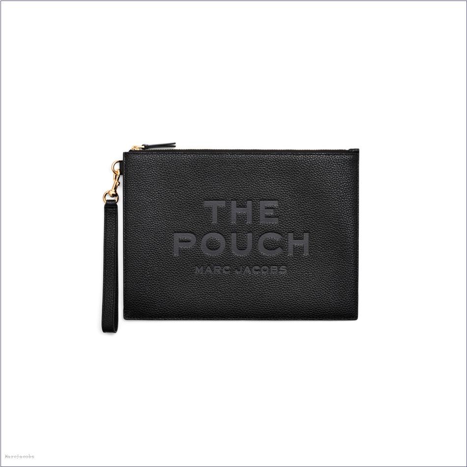  Marc Jacobs BLACK WALLETS/View All Wallets/The Leather Large Pouch