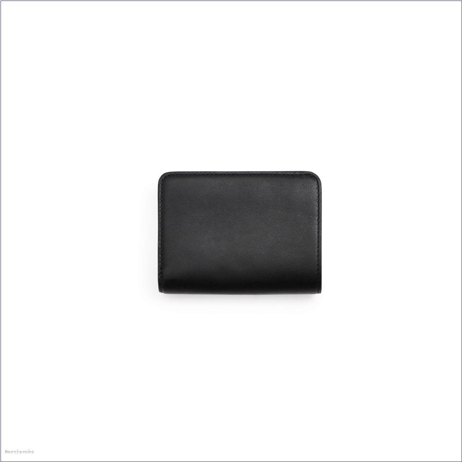  Marc Jacobs BLACK WALLETS/View All Wallets/The Covered J Marc Mini Compact Wallet