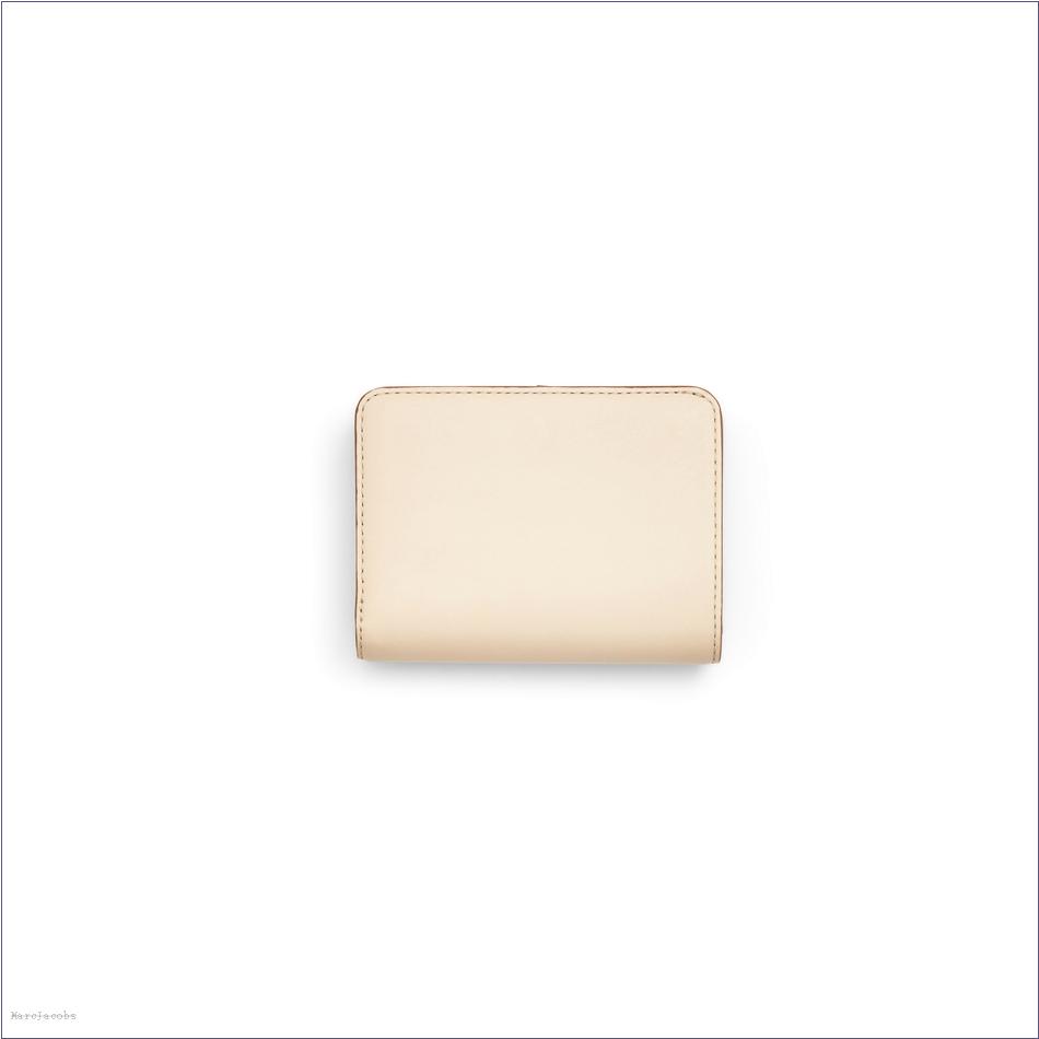  Marc Jacobs CLOUD WHITE WALLETS/View All Wallets/The Covered J Marc Mini Compact Wallet