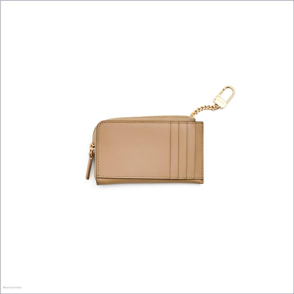  Marc Jacobs CAMEL WALLETS/View All Wallets/The Covered J Marc Top Zip Multi Wallet