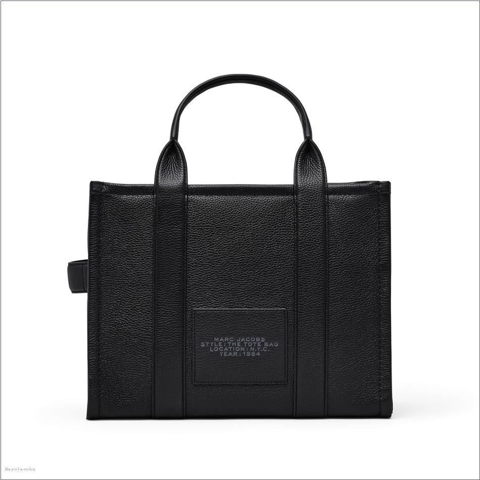  Marc Jacobs BLACK BAGS/The Tote Bag/The Leather Medium Tote Bag