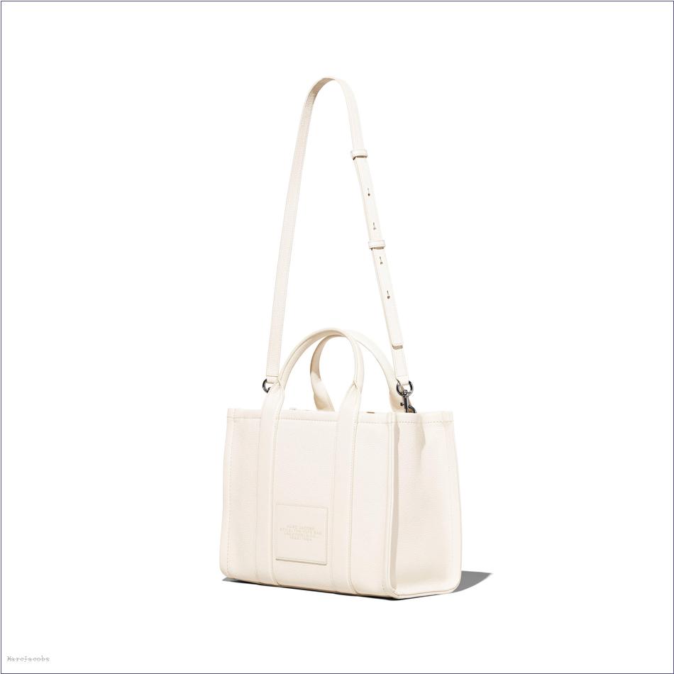  Marc Jacobs COTTON/SILVER BAGS/The Tote Bag/The Leather Medium Tote Bag