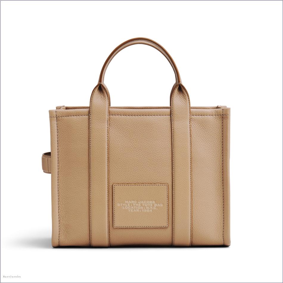  Marc Jacobs CAMEL BAGS/The Tote Bag/The Leather Medium Tote Bag