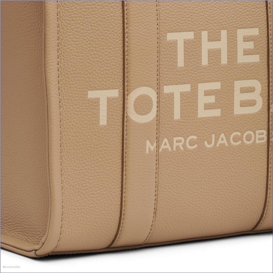  Marc Jacobs CAMEL BAGS/The Tote Bag/The Leather Medium Tote Bag