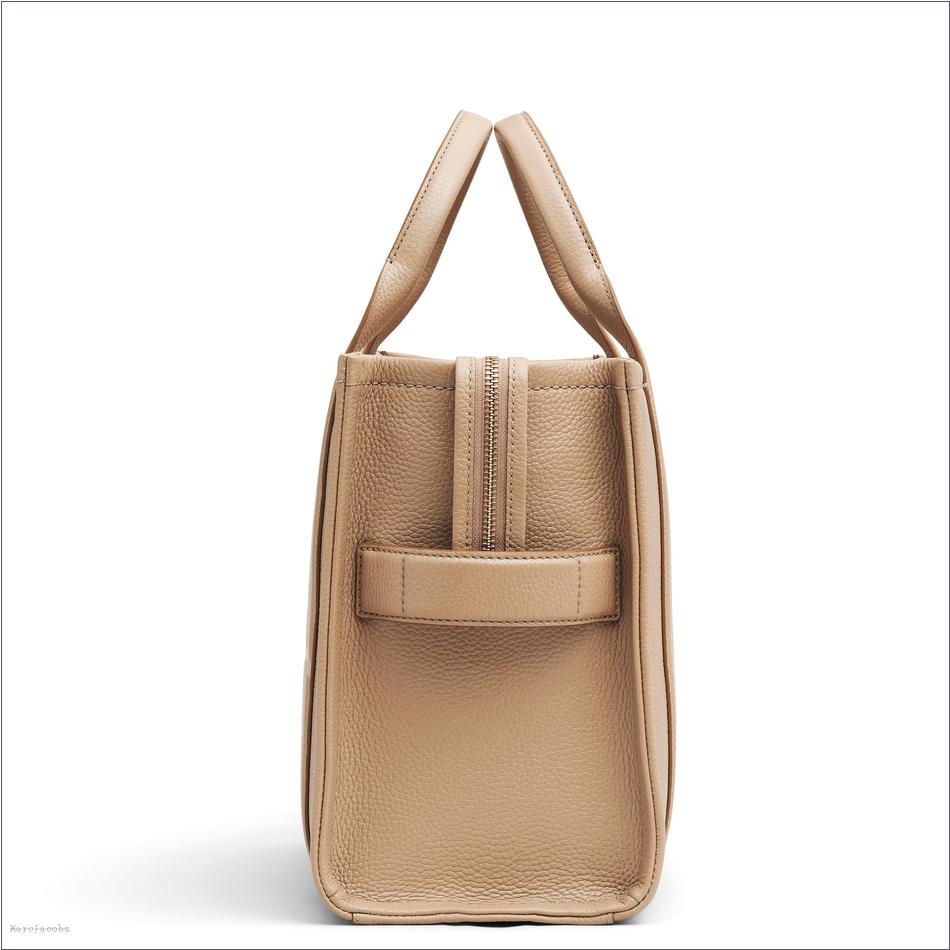  Marc Jacobs CAMEL BAGS/The Tote Bag/The Leather Medium Tote Bag