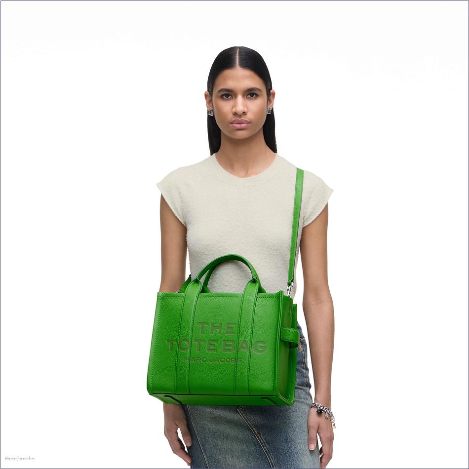  Marc Jacobs KIWI BAGS/The Tote Bag/The Leather Medium Tote Bag