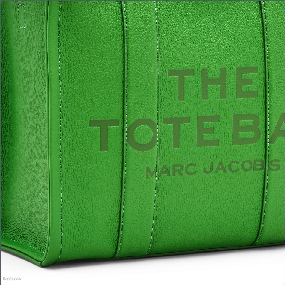  Marc Jacobs KIWI BAGS/The Tote Bag/The Leather Medium Tote Bag