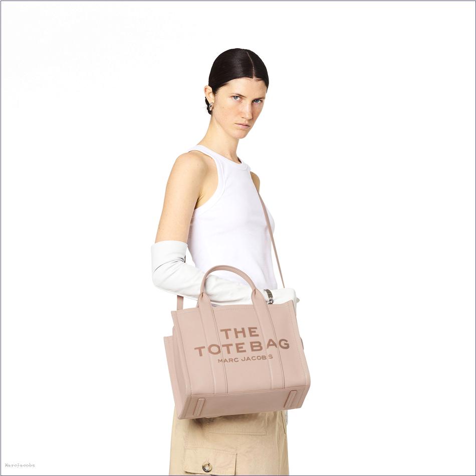  Marc Jacobs ROSE BAGS/The Tote Bag/The Leather Medium Tote Bag