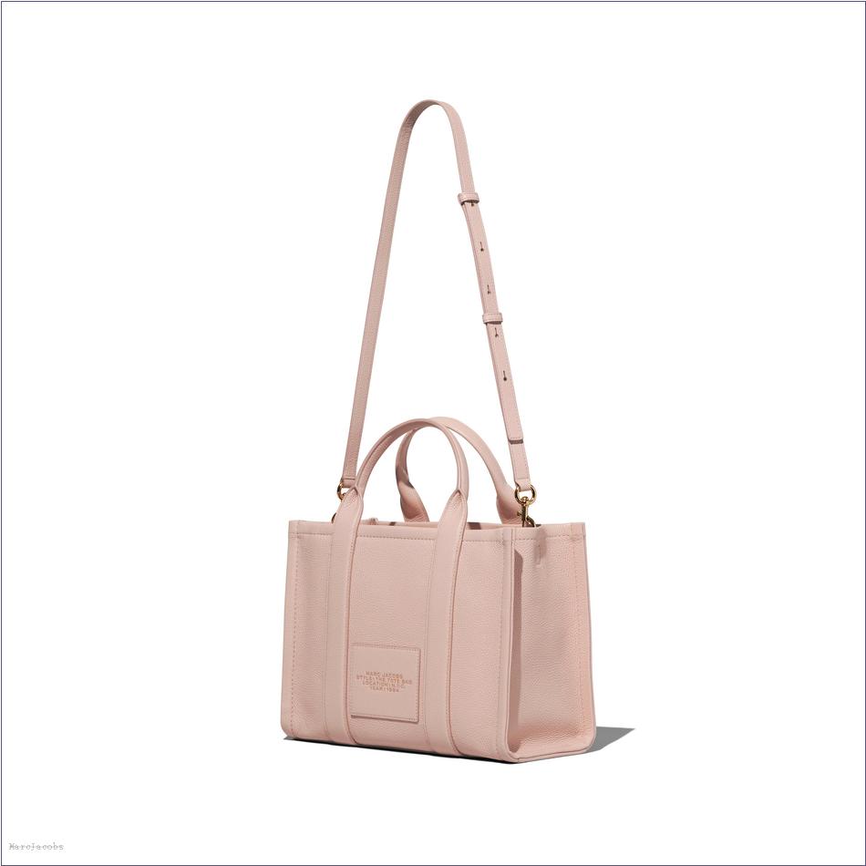  Marc Jacobs ROSE BAGS/The Tote Bag/The Leather Medium Tote Bag