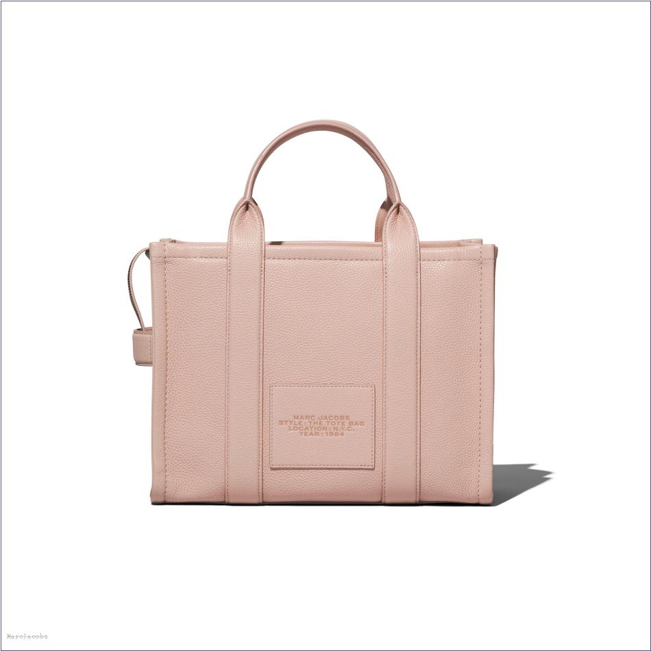  Marc Jacobs ROSE BAGS/The Tote Bag/The Leather Medium Tote Bag