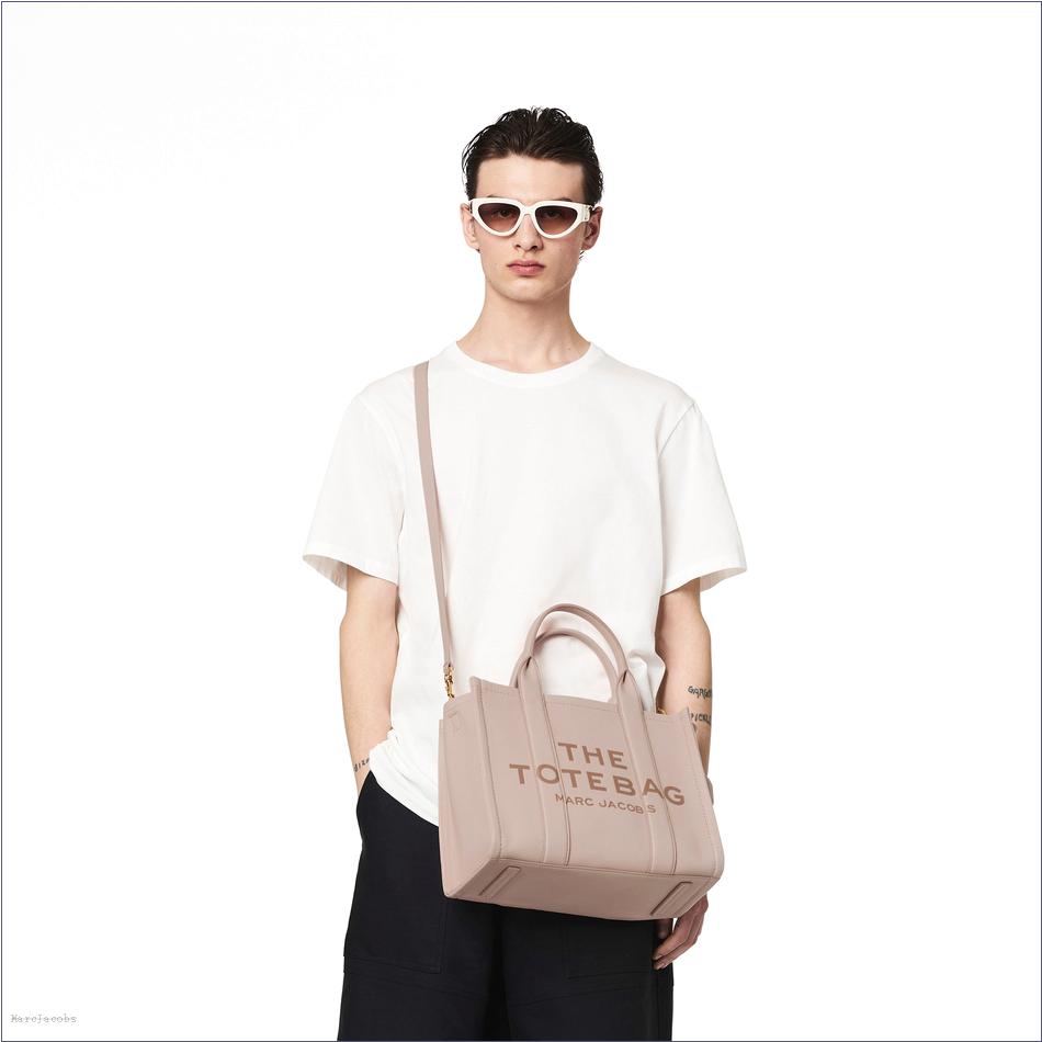  Marc Jacobs ROSE BAGS/The Tote Bag/The Leather Medium Tote Bag