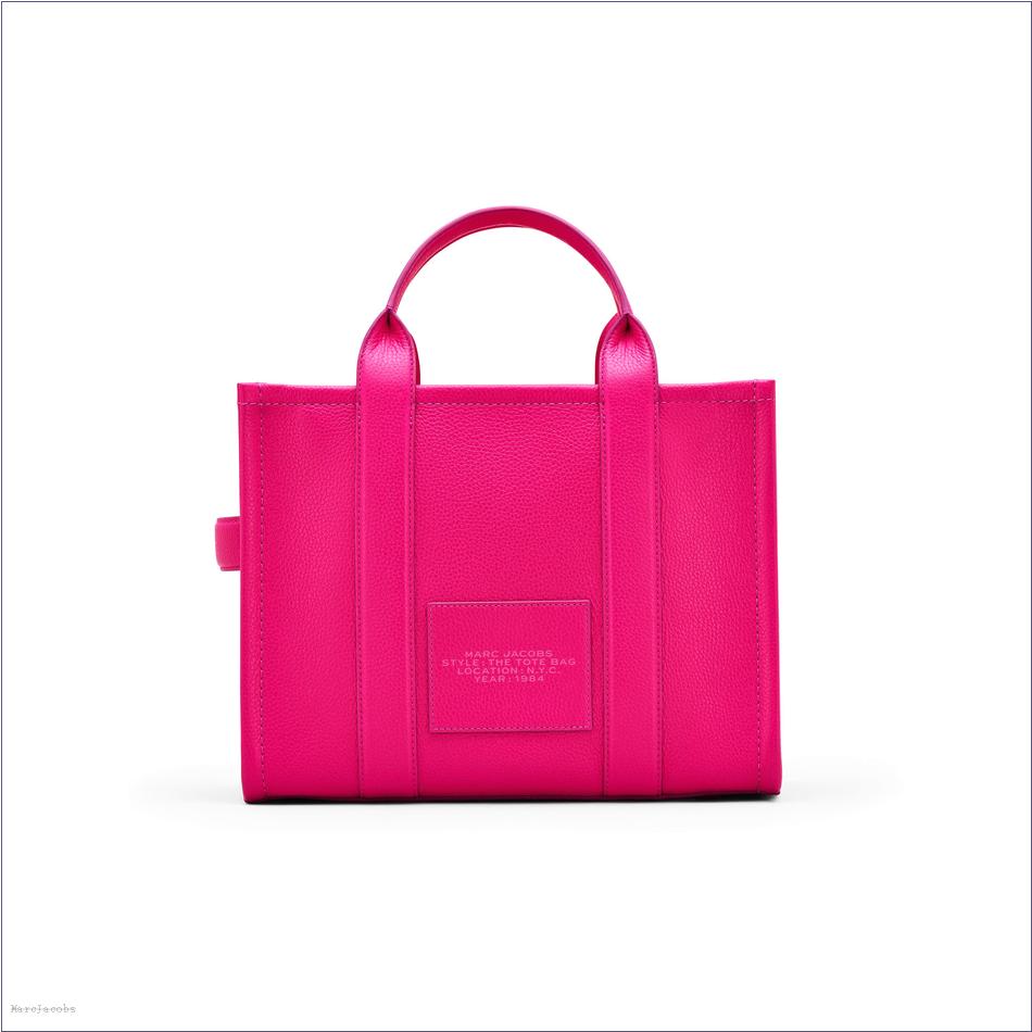  Marc Jacobs HOT PINK BAGS/The Tote Bag/The Leather Medium Tote Bag