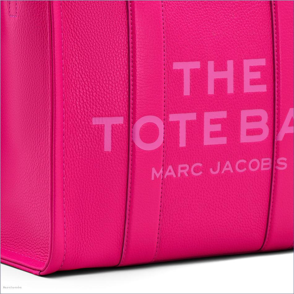  Marc Jacobs HOT PINK BAGS/The Tote Bag/The Leather Medium Tote Bag