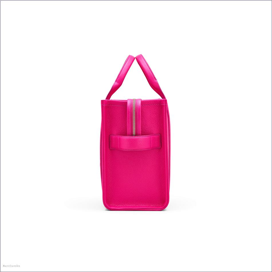  Marc Jacobs HOT PINK BAGS/The Tote Bag/The Leather Medium Tote Bag