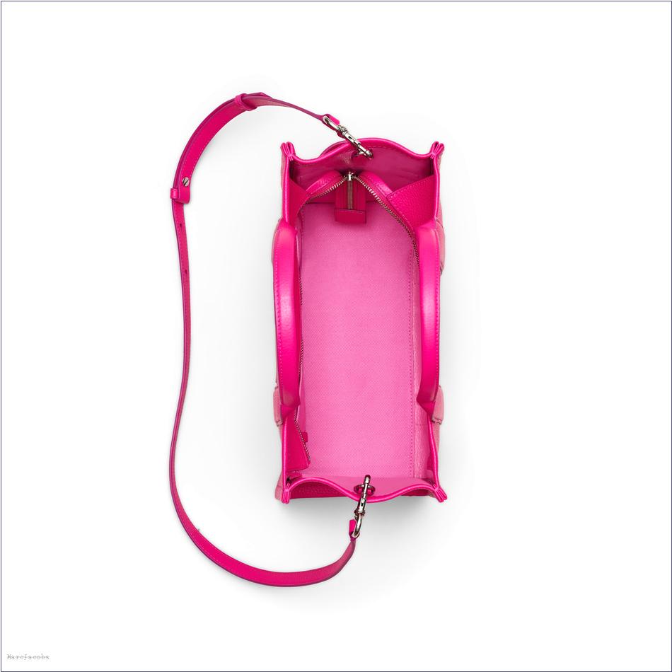  Marc Jacobs HOT PINK BAGS/The Tote Bag/The Leather Medium Tote Bag