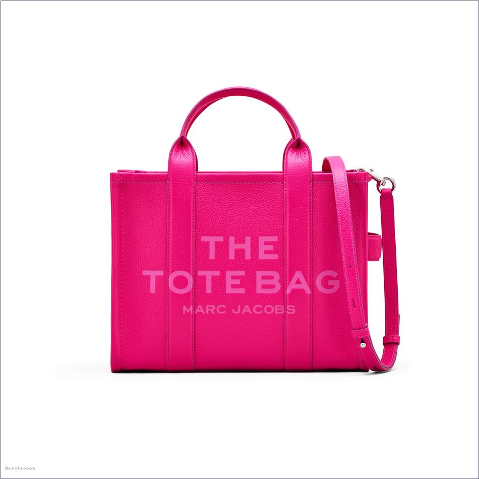  Marc Jacobs HOT PINK BAGS/The Tote Bag/The Leather Medium Tote Bag