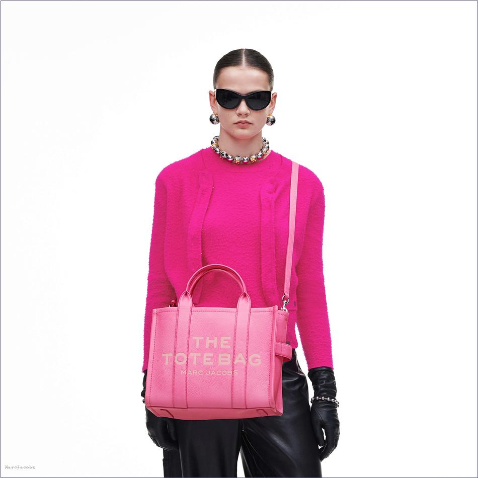  Marc Jacobs PETAL PINK BAGS/The Tote Bag/The Leather Medium Tote Bag