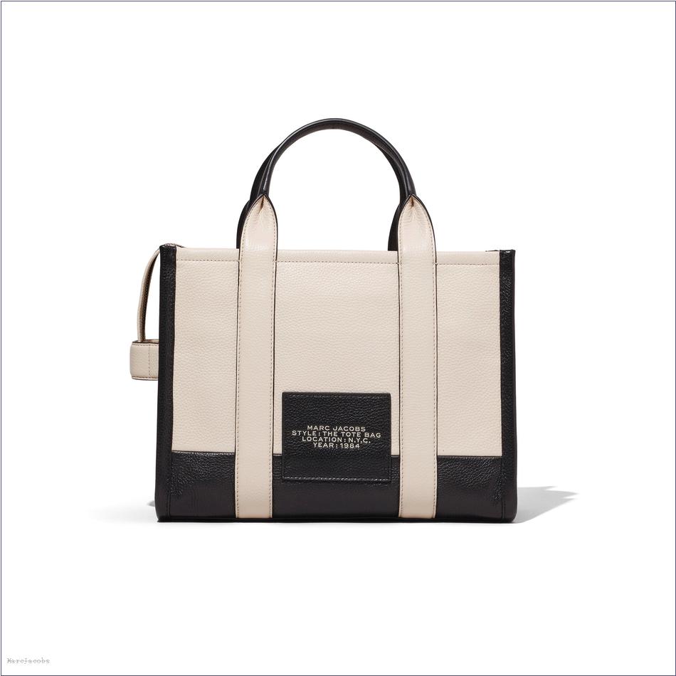  Marc Jacobs IVORY MULTI BAGS/The Tote Bag/The Colorblock Medium Tote Bag