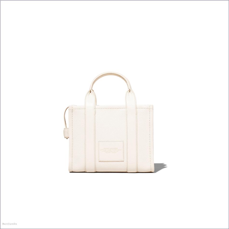  Marc Jacobs COTTON/SILVER BAGS/The Tote Bag/The Leather Small Tote Bag