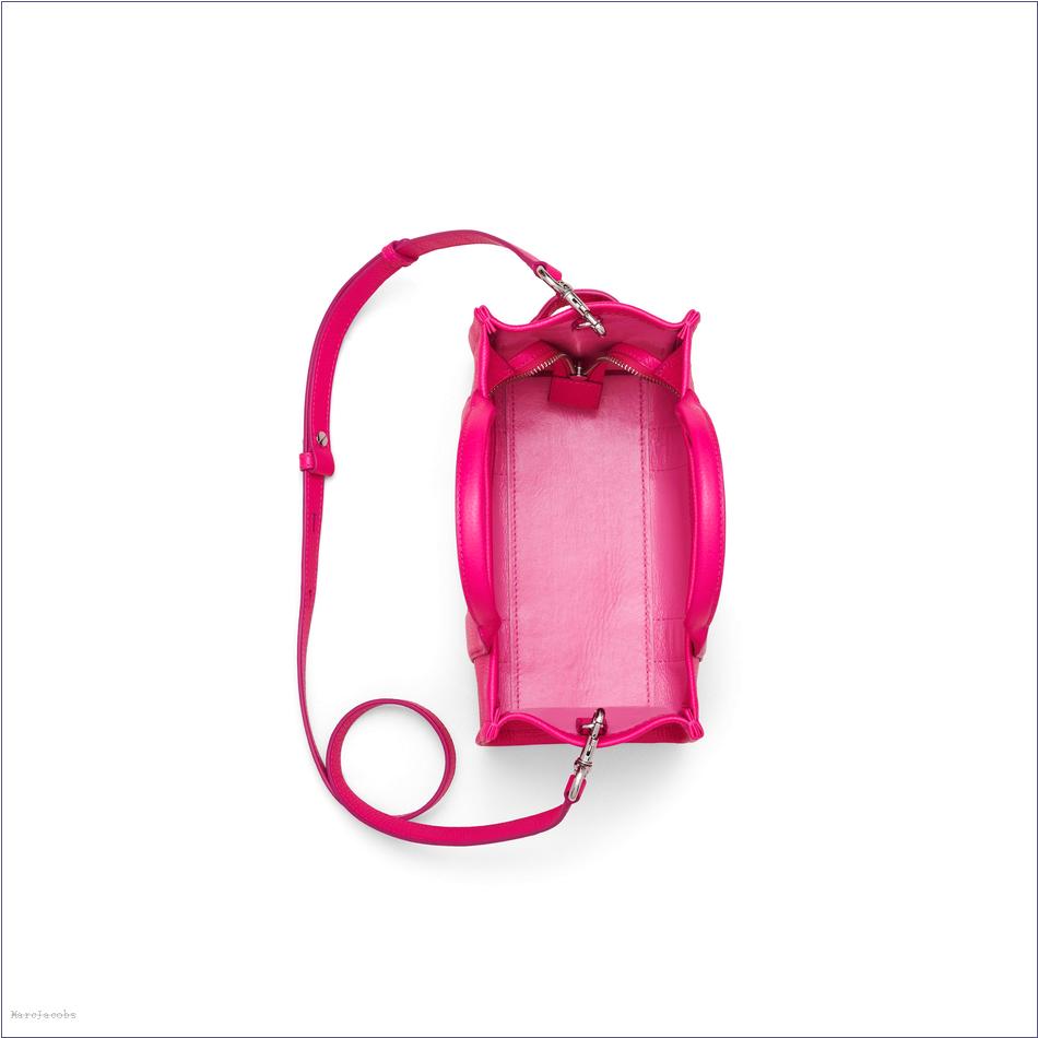  Marc Jacobs HOT PINK BAGS/The Tote Bag/The Leather Small Tote Bag